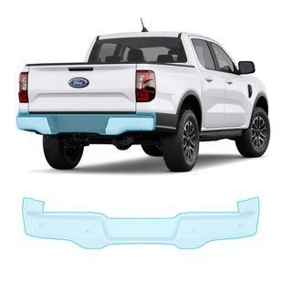 Купити Антигравійна захисна бронеплівка за лекалами для Ford Ranger IV 2022- задній бампер 104523 Модельні лекала захисних плівок для Ford