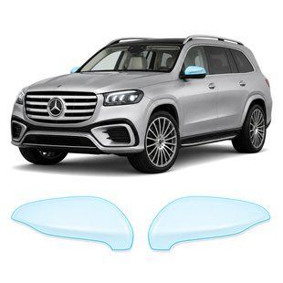 Buy Pre-cut paint protection film for Mercedes-Benz GLS X167 facelift 2023- mirrors 107093 Model-specific paint protection film patterns for Mercedes-Benz