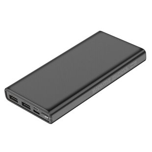 Купить Портативный Аккумулятор Power Bank Hoco 55 Neoteric 10000 mAh Черный 44639 Портативные зарядные устройства Power Bank (Повербанк)