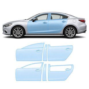 Buy Pre-cut paint protection film for Mazda Mazda6 GJ 2012-2018 - doors and windows pillars 106561 Model-specific paint protection film patterns for Mazda