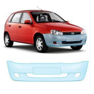 Buy Pre-cut paint protection film for LADA Kalina 2004-2018 - front bumper 105870 Model-specific paint protection film patterns for LADA