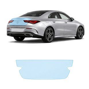 Купити Антигравійна захисна бронеплівка за лекалами для Mercedes-Benz CLA C118 2019-2023 - зона кришки багажника 106694 Модельні лекала захисних плівок для Mercedes-Benz