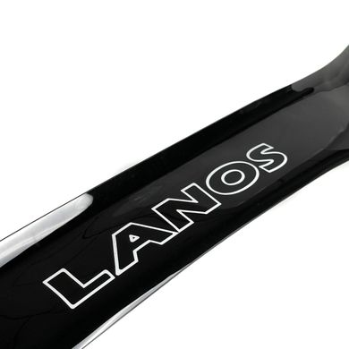 Купить Дефлектор капота мухобойка для Daewoo Lanos 2005- Евро крипления Voron Glass 41136 Дефлекторы капота Daewoo