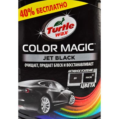 Купить Черный полироль с тефлоном для кузова Turtle Wax Color Magic PTFE 500 мл (52708) 33643 Полироли кузова воск - жидкое стелко - керамика