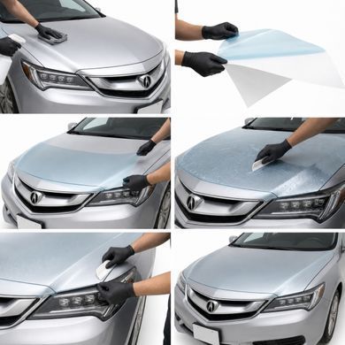 Купити Антигравійна захисна бронеплівка за лекалами для Acura ILX I facelift 2016-2018 - повний кузов 102861 Модельні лекала захисних плівок для Acura