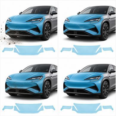 Buy Pre-cut paint protection film for BYD Sealion 07 I 2024- front end 103220 Model-specific paint protection film patterns for BYD