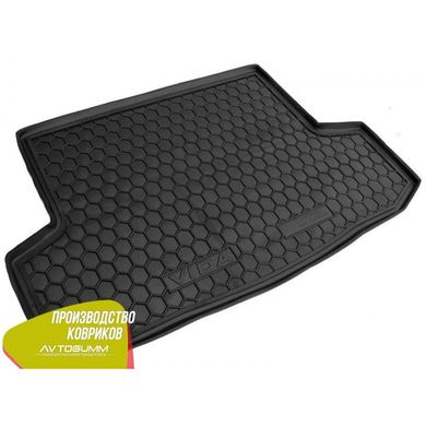 Купити Автомобільний килимок в багажник Zaz Vida 2012- Sedan / Гумо - пластик 42477 Килимки для ZAZ