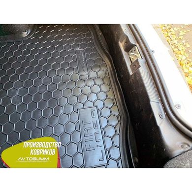 Купить Автомобильный коврик в багажник Fiat Linea 2007- Резино - пластик 42027 Коврики для Fiat
