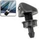 Buy Glass washer nozzle nut plastic 2-jet universal 1 pc (H-29 mm) 94932 Windscreen and headlight washer nozzles - 1 photos from 3