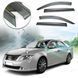 Купить Дефлекторы окон ветровики Benke для Toyota Camry 50 / 55 2011-2018 Антихром (Тенмный Молдинг Нержавейка 3D) 66260 Дефлекторы окон Toyota - 1 фото из 7