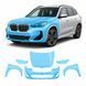 Купить Антигравийная защитная бронепленка по лекалам для BMW X1 U11 2022- передняя часть авто (капот бампер фары крылья) 102294 Модельные лекала защитных пленок для Bmw