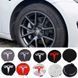 Купити Ковпак колеса Tesla срібний червоний 56 мм алюміній 1 шт OEM 600587900A (ковпачок, заглушка) 94636 Ковпачки на титани - 2 фото из 4