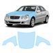 Купити Антигравійна захисна бронеплівка за лекалами для Mercedes-Benz E-Class W211 2002-2006 - капот і передні крила 106759 Модельні лекала захисних плівок для Mercedes-Benz
