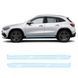 Купити Антигравійна захисна бронеплівка за лекалами для Mercedes-Benz GLA H247 facelift 2023- нижня зона кузова пороги 106960 Модельні лекала захисних плівок для Mercedes-Benz