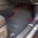 Купить Коврики в салон EVA для Toyota Camry 70 2018- с подпятником Черные-Коричневый кант 5 шт 65641 Коврики для Toyota - 3 фото из 11