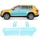 Купити Антигравійна захисна бронеплівка за лекалами для Volkswagen Atlas (Teramont) I 2017-2020 - зони дверей і стійки вікон 109813 Модельні лекала захисних пленок для Volkswagen