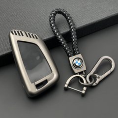 Купить Чехол для ключей BMW с Брелоком Темный хром Оригинал (YT0021) 44741 Чехлы для Ключей (Оригинал)