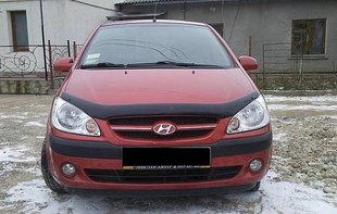 Купить Дефлектор капота мухобойка для Hyundai Getz 2002-2011 7485 Дефлекторы капота Hyundai