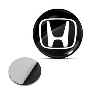 Купити Наклейка з логотипом HONDA для авто і ключів d=13мм Пвх-пластик об'ємна 90555 Наклейки на автомобіль