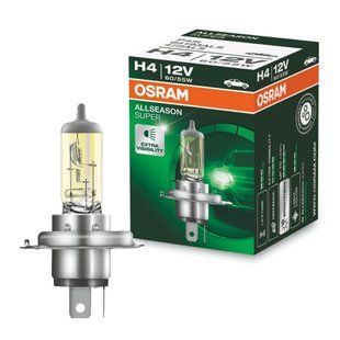 Buy Car halogen lamp Osram AllSeason Super 12V H4 60/55W 1 pc (64193ALS) 38357 Osram Halogen Lamps