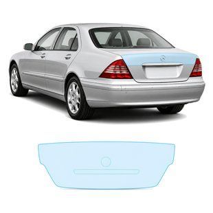 Купить Антигравийная защитная бронепленка по лекалам для Mercedes-Benz S-Class W220 facelift 2002-2005 - зона крышки багажника 107162 Модельные лекала защитных пленок для Mercedes-Benz