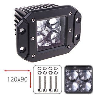 Купити LED Додаткова Фара 120x90x60 мм SPORT (4ledx3w) 6000К 9-36V (K1212FC-4D S) 65878 Додаткові LЕD фари