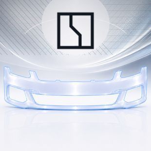 Купити Антигравійна захисна бронеплівка за лекалами для Zeekr 7X I 2024- передній бампер 110322 Модельні лекала захисних плівок для Zeekr