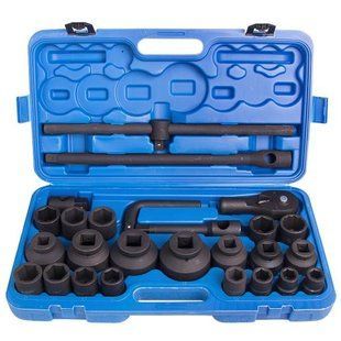 Buy Set of Alloid impact heads 3/4" (17-50 mm) 1" (55-65 mm) 26 pcs (GU-6026K) 86201