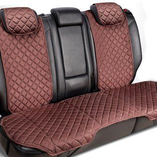 Купити Накидки для сидінь задні Алькантара Verona Premium L Коричневі (Оригінал) 74372 Накидки для сидінь Premium (Алькантара)