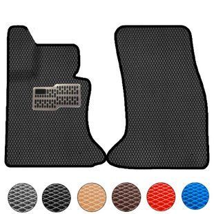 Buy Front 3D EVA floor mats for BMW 5 (E60/E61) 2003-2010 with heel pad Black 2 pcs 80261 Floor mats for Bmw