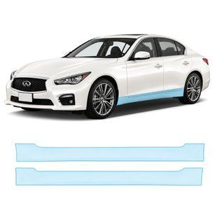 Buy Pre-cut paint protection film for Infiniti Q50 V37 2013-2017 - lower body area 105184 Model-specific paint protection film patterns for Infiniti