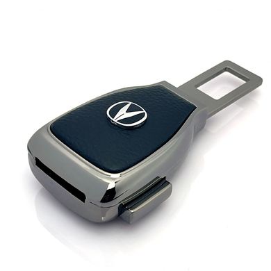 Купити Заглушка перехідник ременя безпеки з логотипом Acura Темный хром 1 шт 39417 Заглушки ременя безпеки