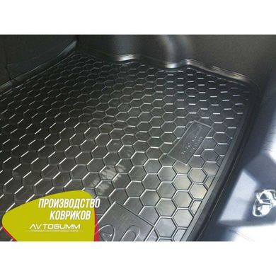 Купити Автомобільний килимок у багажник Kia Rio 2015- Sedan / Гумовий (Avto-Gumm) 28380 Килимки для KIA