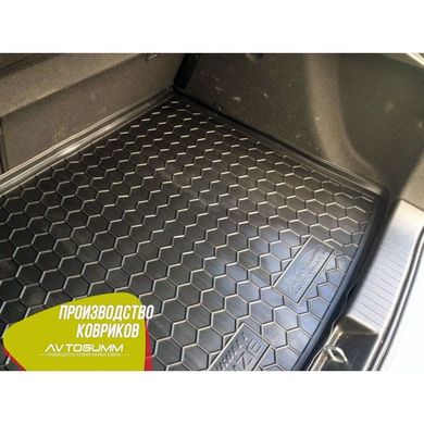 Купити Автомобільний килимок в багажник Chevrolet Cruze 2011-хечбек / Гумовий (Avto-Gumm) 29001 Килимки для Chevrolet