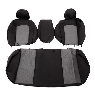 Купити Чохли для сидінь модельні ВАЗ 2110 2170 Пріора комплект Чорно - Чорні 23600 Чохли для сидіння модельні