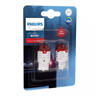 Купити Світлодіод 12V бесцок. W21 Philips 11065U30RB2 LED Red Ultinon Pro3000 2шт 25775 Світлодіоди - Philips, NARVA