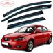 Купити Дефлектори вікон вітровики HIC для Mazda (II) 3 2009-2013 Седан Оригінал (Ma25) 60248 Дефлектори вікон Mazda - 1 фото из 4