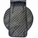 Купити Накидки для сидінь Алькантара комплект Чорні - сіра нитка 2 шт 33937 Накидки для сидінь Premium (Алькантара) - 5 фото из 9