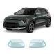 Купити Антигравійна захисна бронеплівка за лекалами для Kia Niro SG2 2022- дзеркала 105617 Модельні лекала захисних плівок для Kia