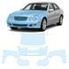 Купити Антигравійна захисна бронеплівка за лекалами для Mercedes-Benz E-Class W211 2002-2006 - передня частина авто (капот бампер крила)) 106760 Модельні лекала захисних плівок для Mercedes-Benz