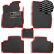 Купить 3D EVA Коврики в салон для Hyundai Tucson (NX4) 2021- ДВС (Металлический подпятник) Черные-Красный кант 5 шт 62948 Коврики для Hyundai - 1 фото из 9