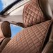 Купити Накидки для сидінь задні Алькантара Verona Premium L Коричневі-Коричневий кант (Оригінал) 74372 Накидки для сидінь Premium (Алькантара) - 2 фото из 3