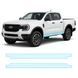 Купити Антигравійна захисна бронеплівка за лекалами для Ford Ranger IV 2022- нижня зона кузова пороги 104524 Модельні лекала захисних плівок для Ford