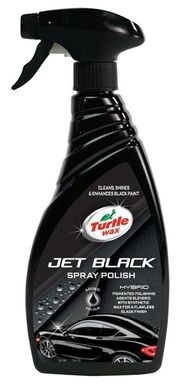 Купить Черный полироль с воском Turtle Wax Jet Black Spray Pol Черный скрывает царапины усиливает цвет (53203) 33645 Полироли кузова воск - жидкое стелко - керамика