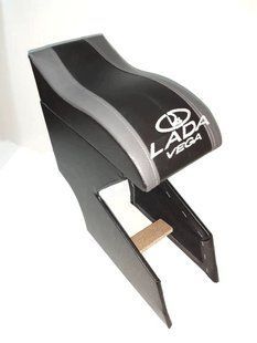 Buy Armrest mod. LADA 2110 gray with LOGO (curved for arm) NEW 23157 Armrests in a car