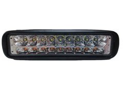 Купити Світлодіодна додаткова LED фара 54W (3W*18) 10-30V 155x45x40 mm Дальній Поворотник (D22 54W) 1 шт 8543 Додаткові LЕD фари
