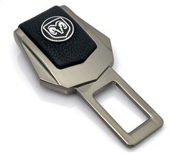 Купити Заглушка ремня безпеки з логотипом Dodge Темний хром 1 шт 39464 Заглушки ременя безпеки
