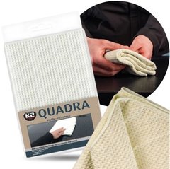 Купить Автомобильное полотенце K2 QUADRA WAFFLE MIC PRO 40x40 см Универсальное (M436) 65533 Салфетки микрофибра губки для мытья