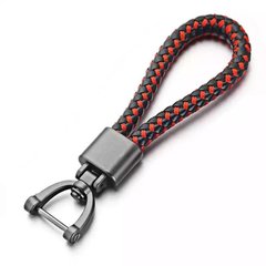Купити Стильний брелок джгут для ключів Червоне Плетіння 33468 Брелоки для автоключів