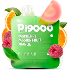 Купить Elf Bar Pi9000 18 ml Raspberry Passion Fruit Orange Малина Маракуйя Апельсин 66764 Одноразовые POD системы